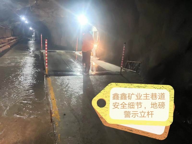 地磅警示立桿